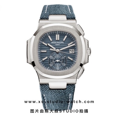 百达翡丽 &nbsp;Patek Philippe Nautilus PP5980/60G-001 牛仔表带