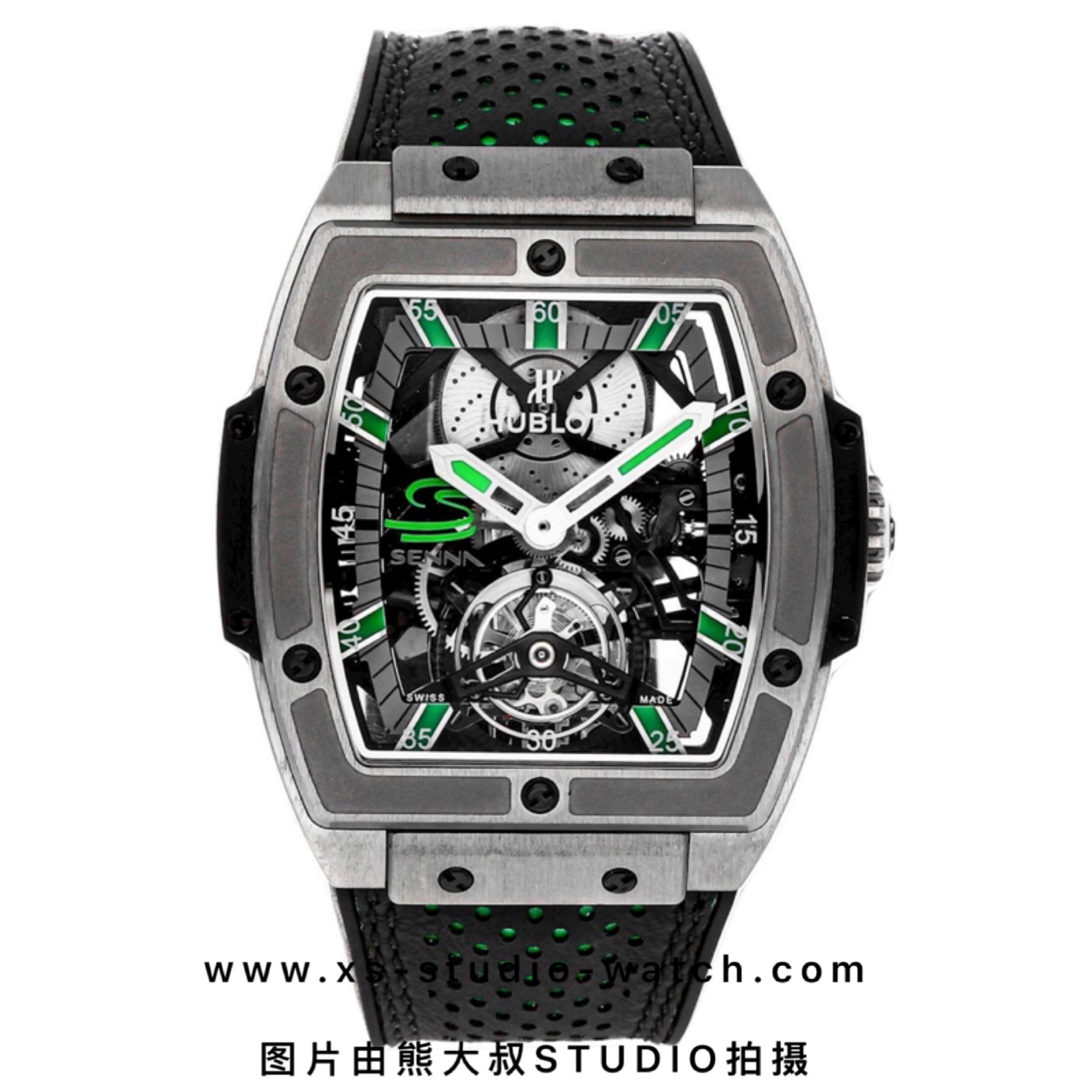 宇舶 HUBLOT MP-06 SENNA 绿赛车陀飞轮