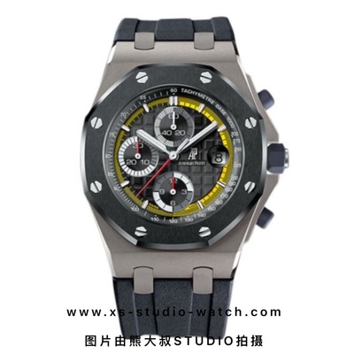 爱彼 皇家橡树离岸型计时腕表 AP26207IO.OO.A002CA.01 钛合金黄圈计时（缺货）