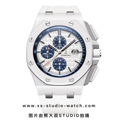 爱彼 皇家橡树离岸型计时腕表 AP26402CB.OO.A010CA.01 白陶瓷