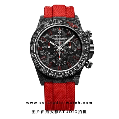 劳力士 Rolex 迪通拿diw系列 Custom Carbon碳纤维 红魔