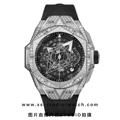 宇舶 刺青系列二代 精钢满钻黑盘 Sang Bleu II 418.NX.1107.RX.1604.MXM20 腕表