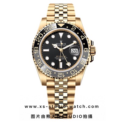劳力士 Rolex 格林尼治型II 黄金皮蛋圈 五株链 126718GRNR