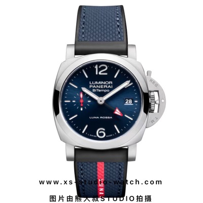 沛纳海 PAM01404 Luminor Quaranta Bitempo Luna Rossa系列腕表