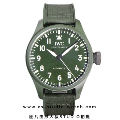 万国 IWC 马克飞行员 巴西森林绿陶瓷壳 IW329802