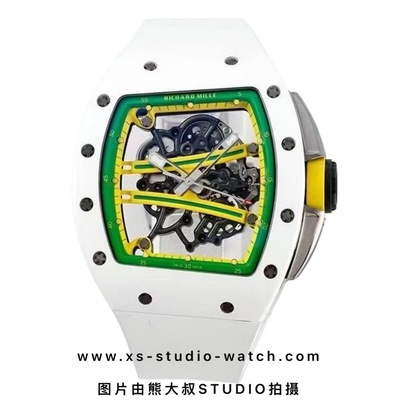 理查德米勒 RM61-01 白陶瓷绿跑道