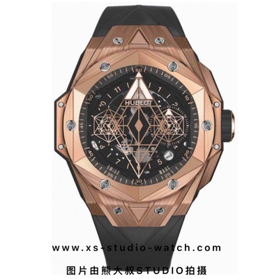 宇舶 刺青系列二代 玫瑰金黑盘 Sang Bleu II Noir 418.OX.1108.RX.MXM19 腕表