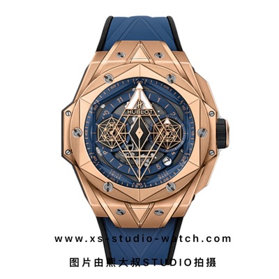 宇舶 刺青系列二代 玫瑰金蓝盘 Sang Bleu II Noir 418.OX.5108.RX.MXM20 腕表