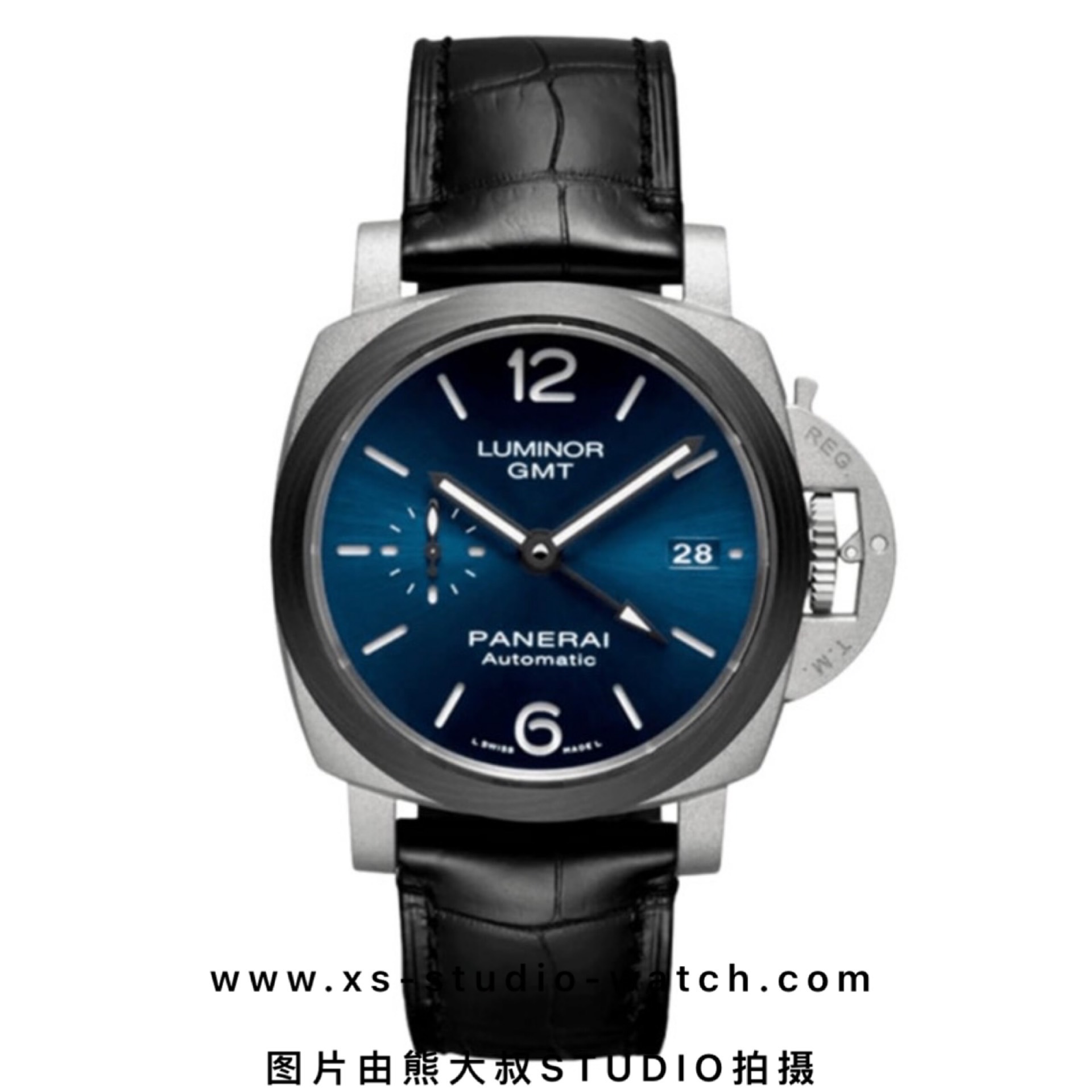 沛纳海 Luminor GMT Automatic Blue Dial Titanium系列 PAM01279腕表