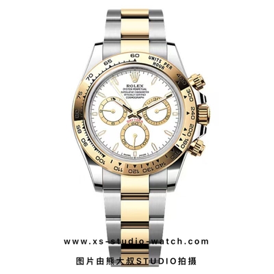 劳力士 Rolex 迪通拿系列116503 间金白盘钢带（4131机芯）