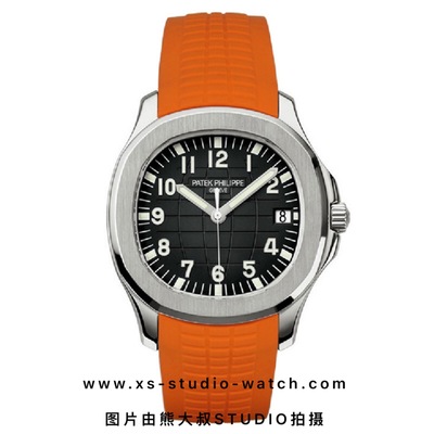 百达翡丽 &nbsp;Patek Philippe 橙色胶带黑盘手雷 PP5167A-001