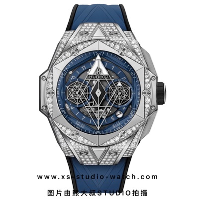 宇舶 刺青系列二代 蓝盘满钻 Sang Bleu II Noir 418.NX.5107.RX.1604.MXM20 腕表