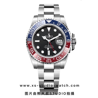 劳力士 Rolex 格林尼治型II 可乐圈 三株链板带 126710BLRO