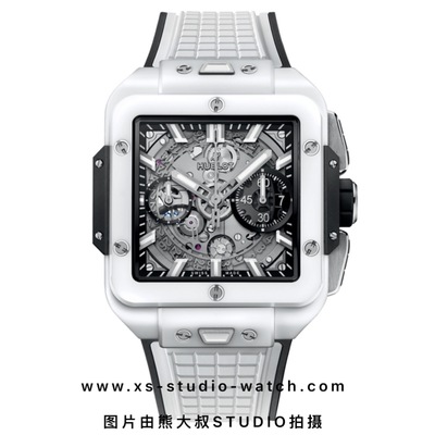 宇舶 HUBLOT 方形复古大爆炸 821.HX.0170.RX 白陶瓷