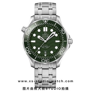 欧米茄 OMEGA SEAMASTER DIVER 海马300M系列潜水表 经典钢带绿盘