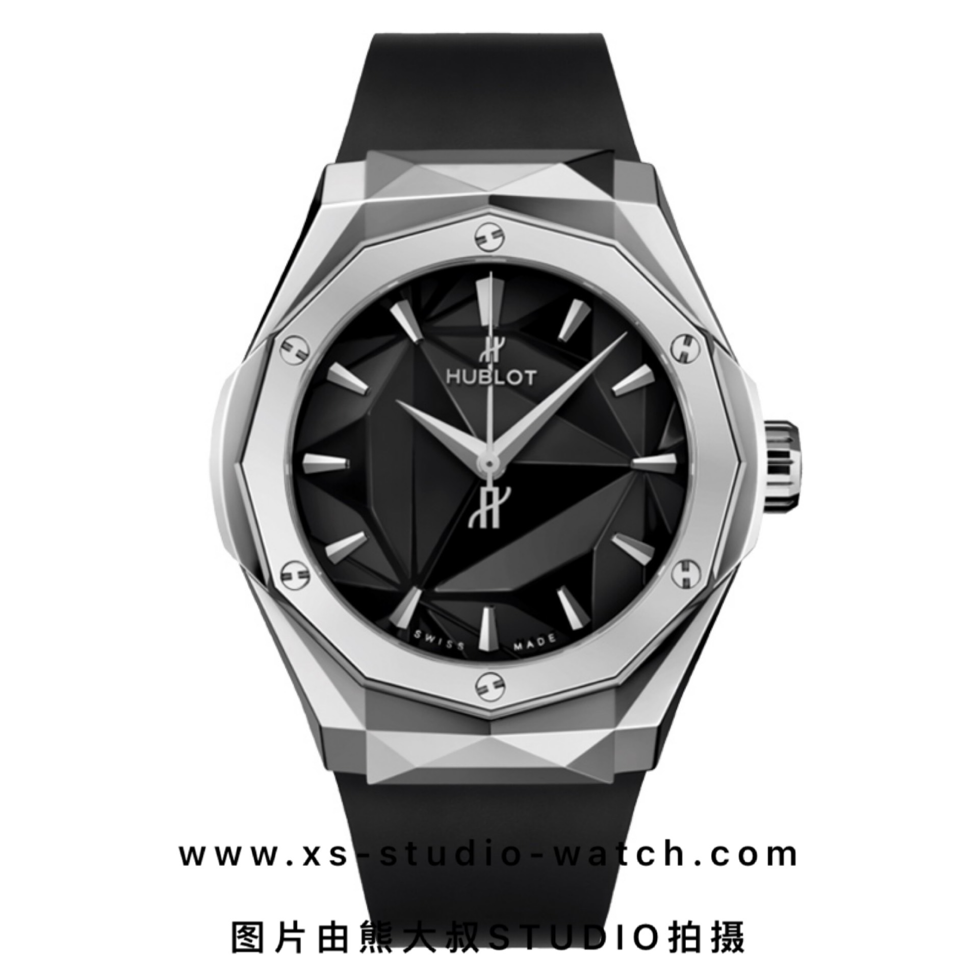 宇舶 经典融合菱形系列 精钢黑盘 550.NS.1800.RX.ORL19 腕表