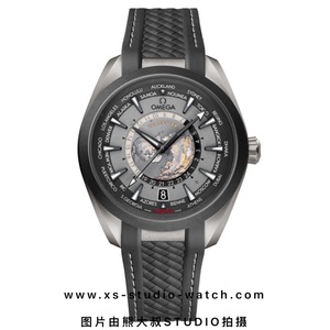 欧米茄 OMEGA SEAMASTER AQUA TERRA 世界时地球盘 黑盘胶带