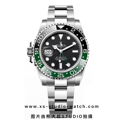 劳力士 Rolex 格林尼治型II 雪碧圈 三株链板带 126720VTNR