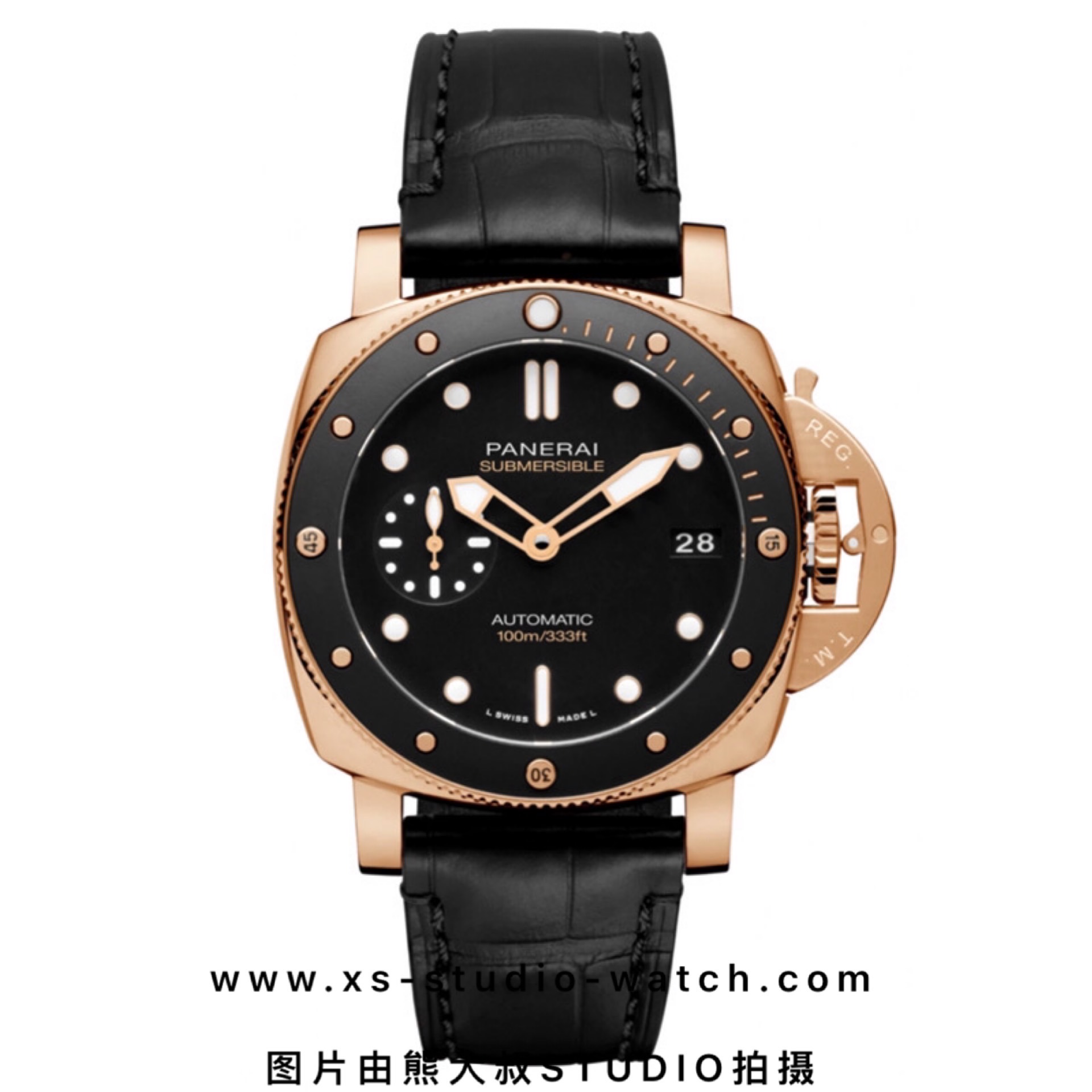 沛纳海 SUBMERSIBLE Black Dial 系列 PAM00974腕表