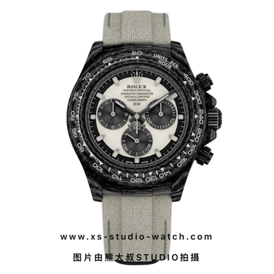 劳力士 Rolex 迪通拿diw系列 Custom Carbon碳纤维 橡皮灰