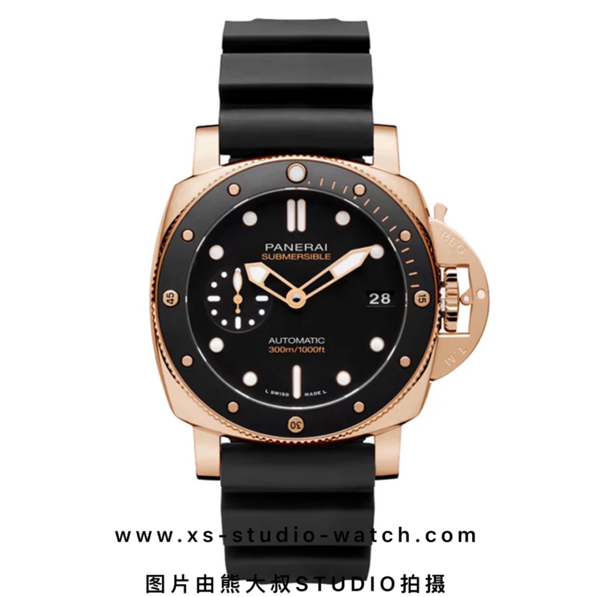 沛纳海 SUBMERSIBLE GOLDTECH系列 PAM02164腕表