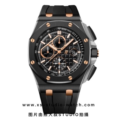爱彼 皇家橡树离岸型计时腕表 AP26405CE.OO.A002CA.99.99 眼镜计时盘