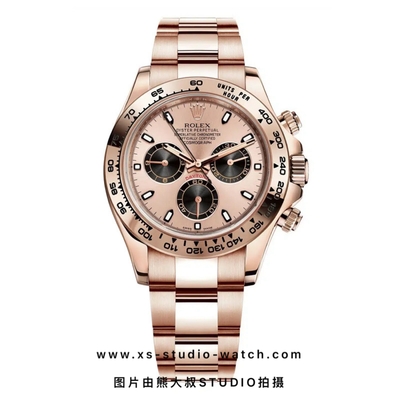 劳力士 Rolex 迪通拿系列116505 玫瑰金“贝嫂”面 黑眼睛条刻（4130机芯）