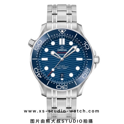 欧米茄 OMEGA SEAMASTER DIVER 海马300M系列潜水表 经典钢带蓝盘