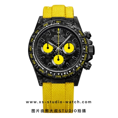 劳力士 Rolex 迪通拿diw系列 Custom Carbon碳纤维 竞速黄