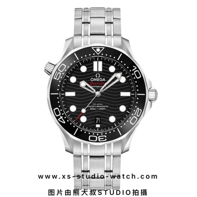 欧米茄 OMEGA SEAMASTER DIVER 海马300M系列潜水表 经典钢带黑盘