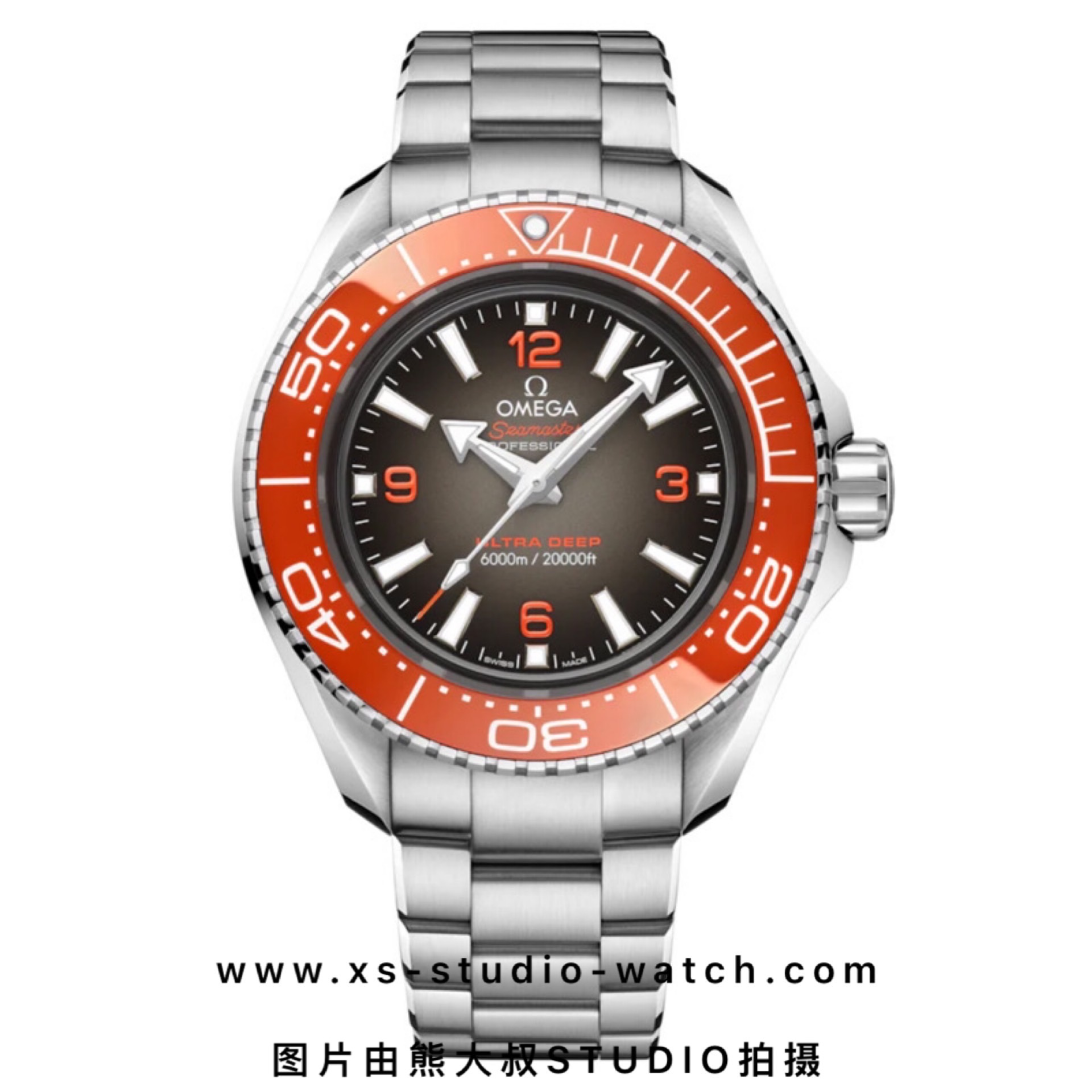 欧米茄 OMEGA SEAMASTER PLANET OCEAN 海马6000M系列潜水表 橙色圈